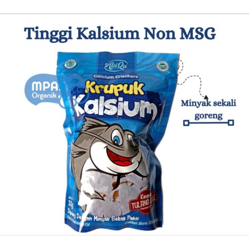 

Kerupuk Kalsium Tulang Ikan Lele Non MSG