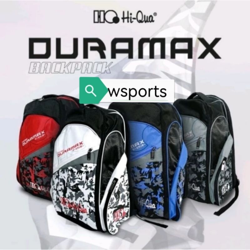 Tas Badminton Ransel Backpack HQ HiQua DURAMAX Original