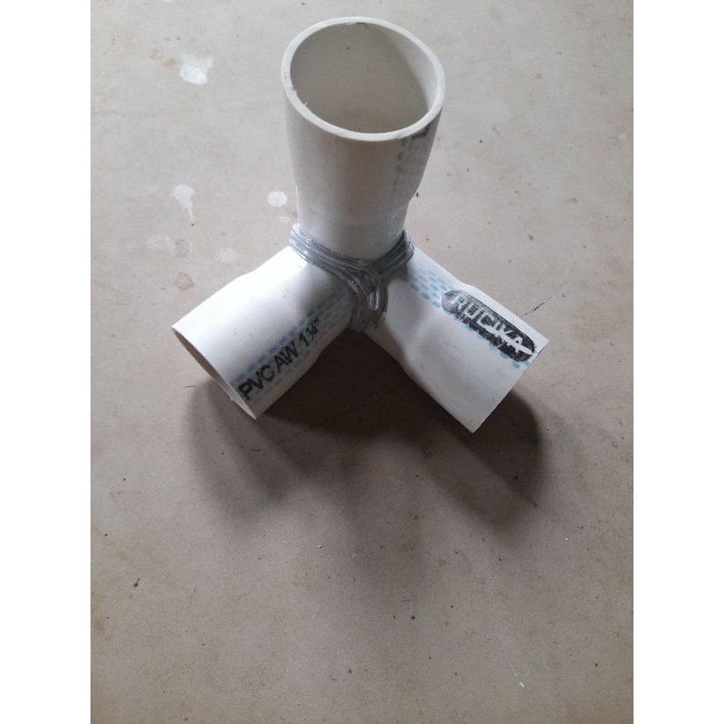 RB tee 3 way uk.2" tee 3 arah sambungan pipa 3 arah elbow 3 way 2 inchi fitting pvc konektor pipa 2