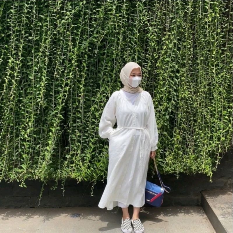 Aora Linen Dress by Beeanca.id | Dress Wanita