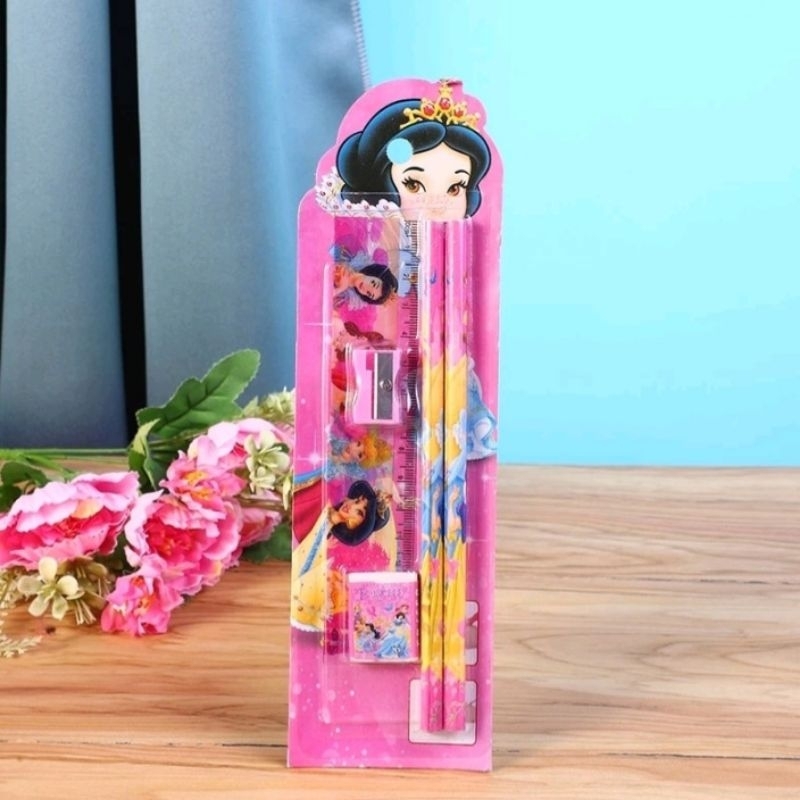 

Ghd.novia Pensil Set Anak 5in 1 Lucu Dapat 2pc