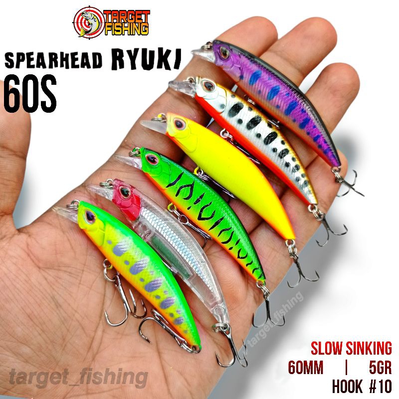 Minnow Ultralight Ryuki 60S Replika DUO - Umpan Casting 6cm 5gram Lure Sinking UL