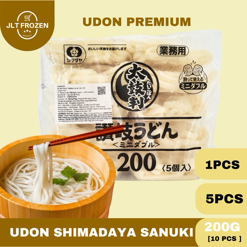 

Udon Shimadaya Sanuki/ Mie Udon Premium isi 1 pasang (2pc) / 10pcs