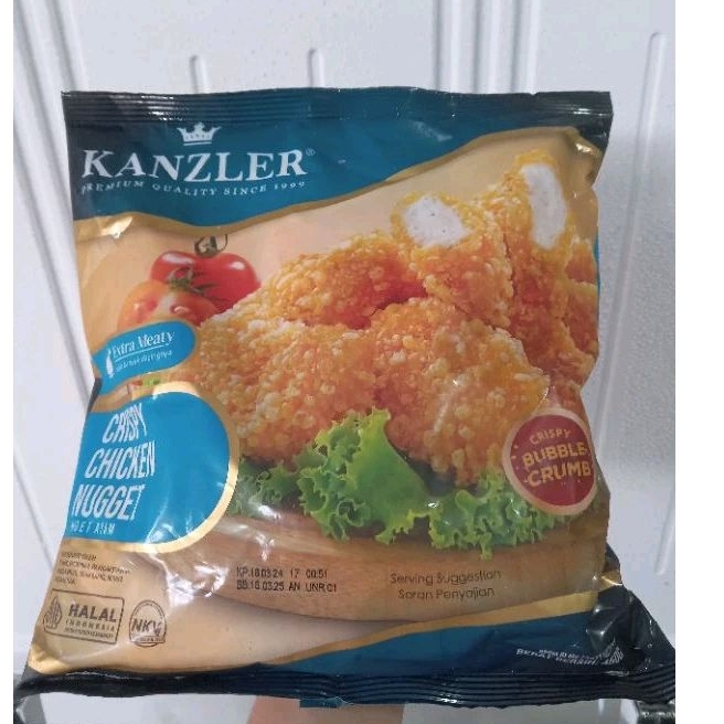 

KANZLER CHICKEN NUGGET CRISPY 450GR