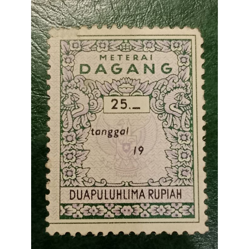 

materai dagang 25 rupiah