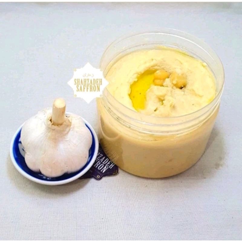 

Hummus with Fresh Garlic, Fresh Lemon, Salt, and Olive Oil - 330gr