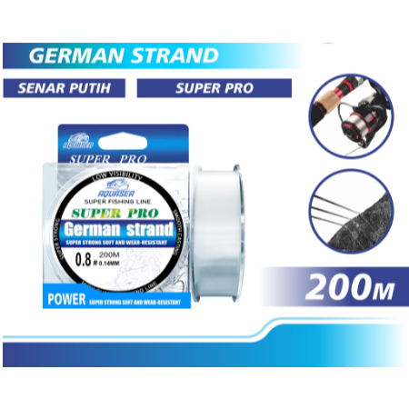 senar german strand kuat mudah tenggelam