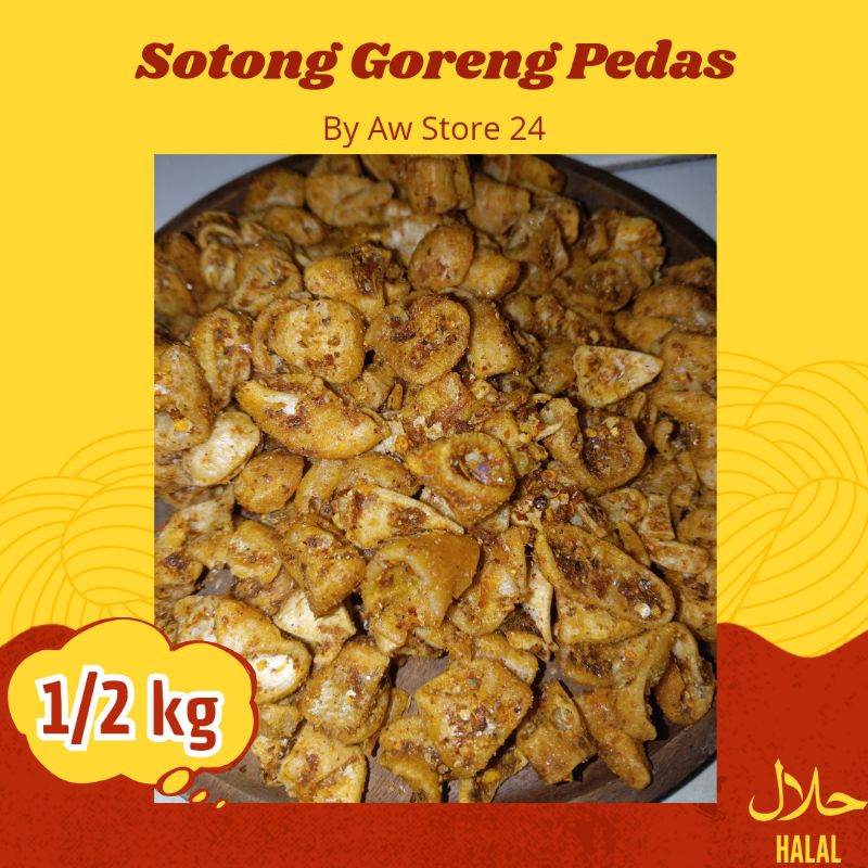 

Sotong Goreng Pedas 1/2 kg