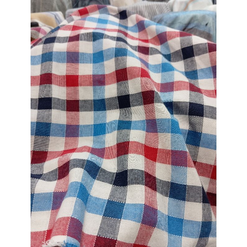 TERBARU!! Kain kemeja katun linen/Cotton pure linen import_Kain katun mega linen