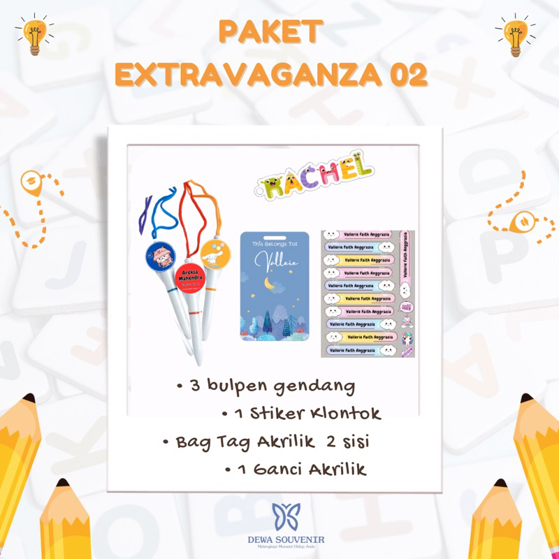 

Dewa Souvenir Paket Back To Shcool Extravaganza 02 Perlengkapan Sekolah Anak Lucu