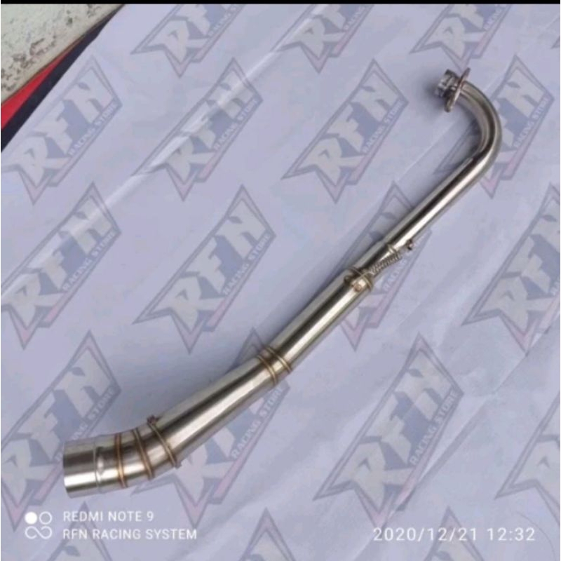 leher knalpot racing buat motor Supra x Fit