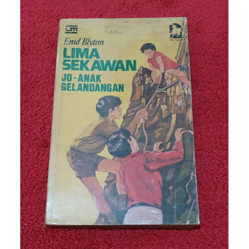 Novel Lima Sekawan Enid Blyton "Jo Anak Gelandangan" ORI cover lama