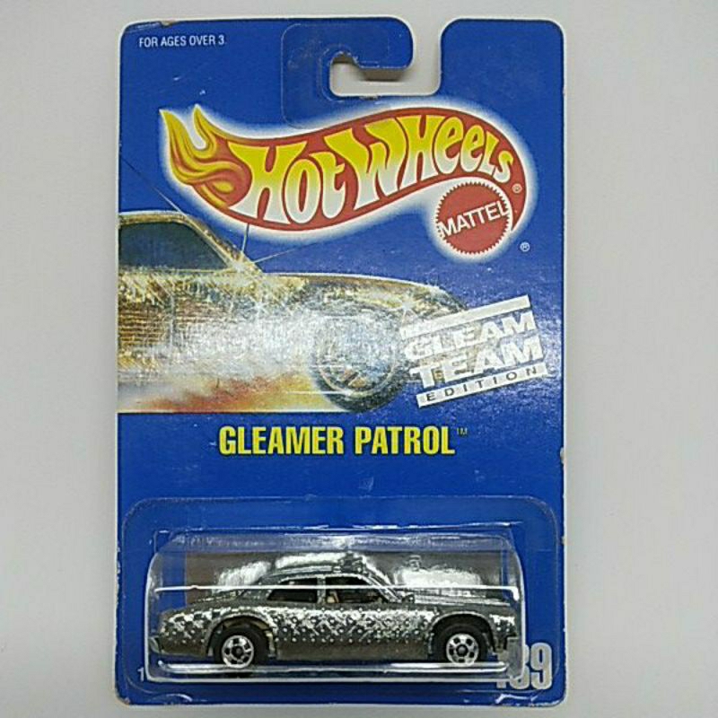 Hotwheels GLEAMER PATROL Gleam Team Edition Blackwall Blue Card Rare