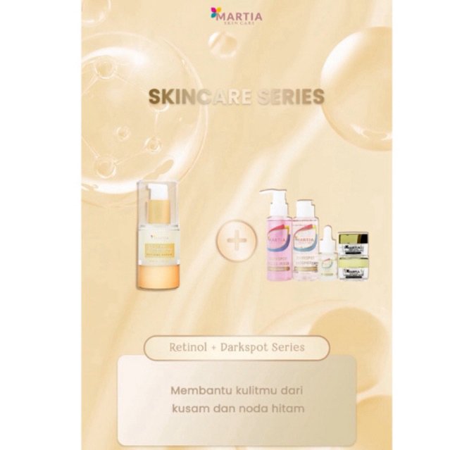 PAKET SKINCARE + SERUM RETINOL- MARTIA SKINCARE