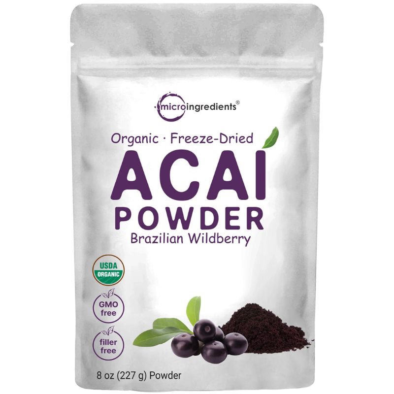 

Organic Acai Berry Powder, Original 107 Grams