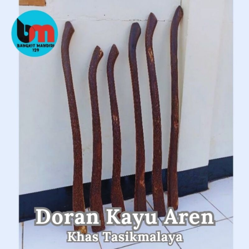 Doran / Gagang Pacul Kayu Aren Premium Asli Pengrajin Khas Tasikmalaya