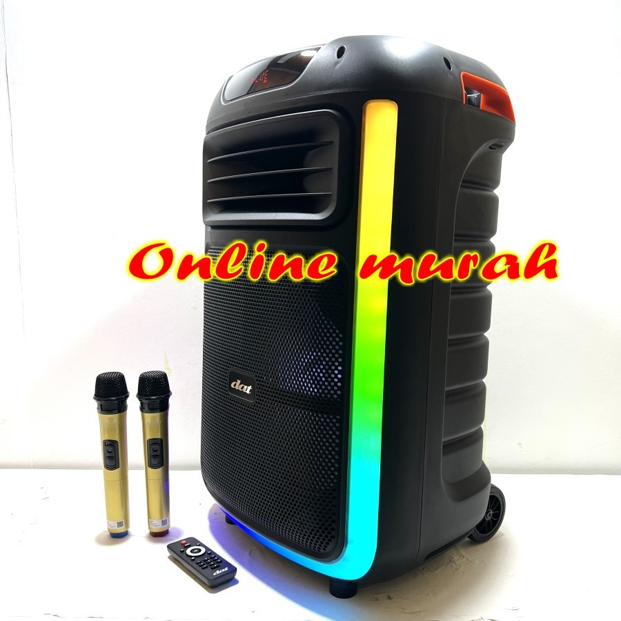 Speaker Portable Wireless dat dt 1501 / dt1501 Turbo Original 15 inch