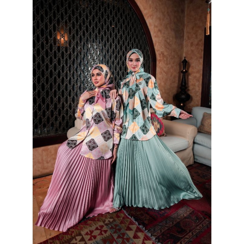 shellasaukia setelan rok mewah original