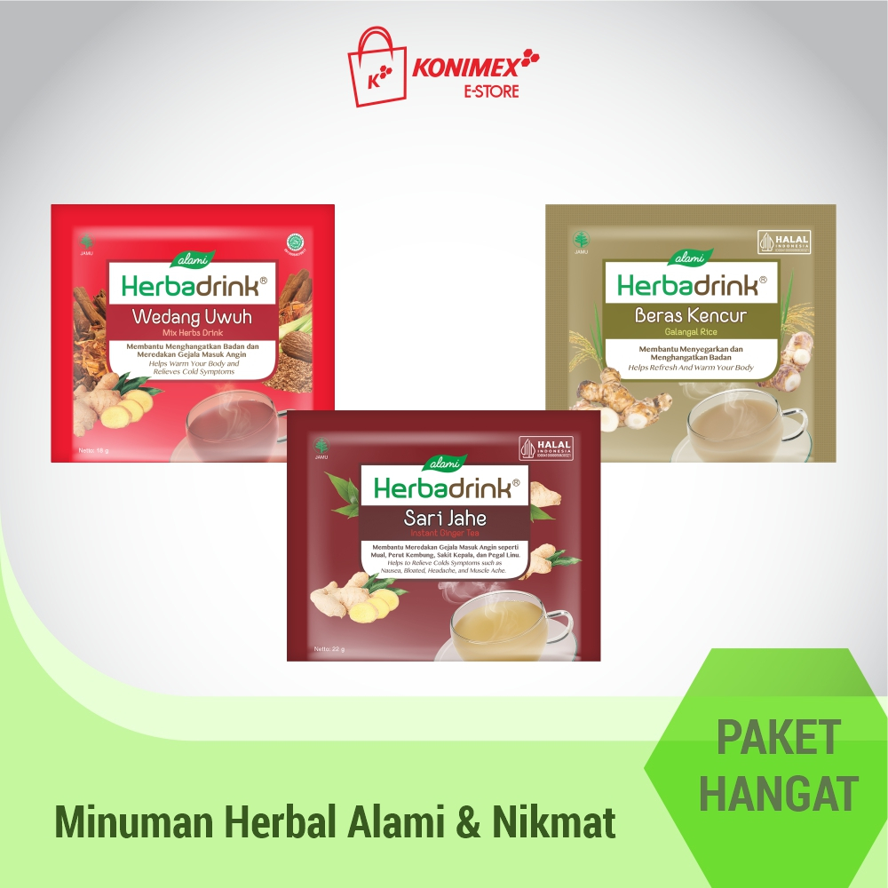 

Herbadrink Paket Hangat Minuman Herbal Alami