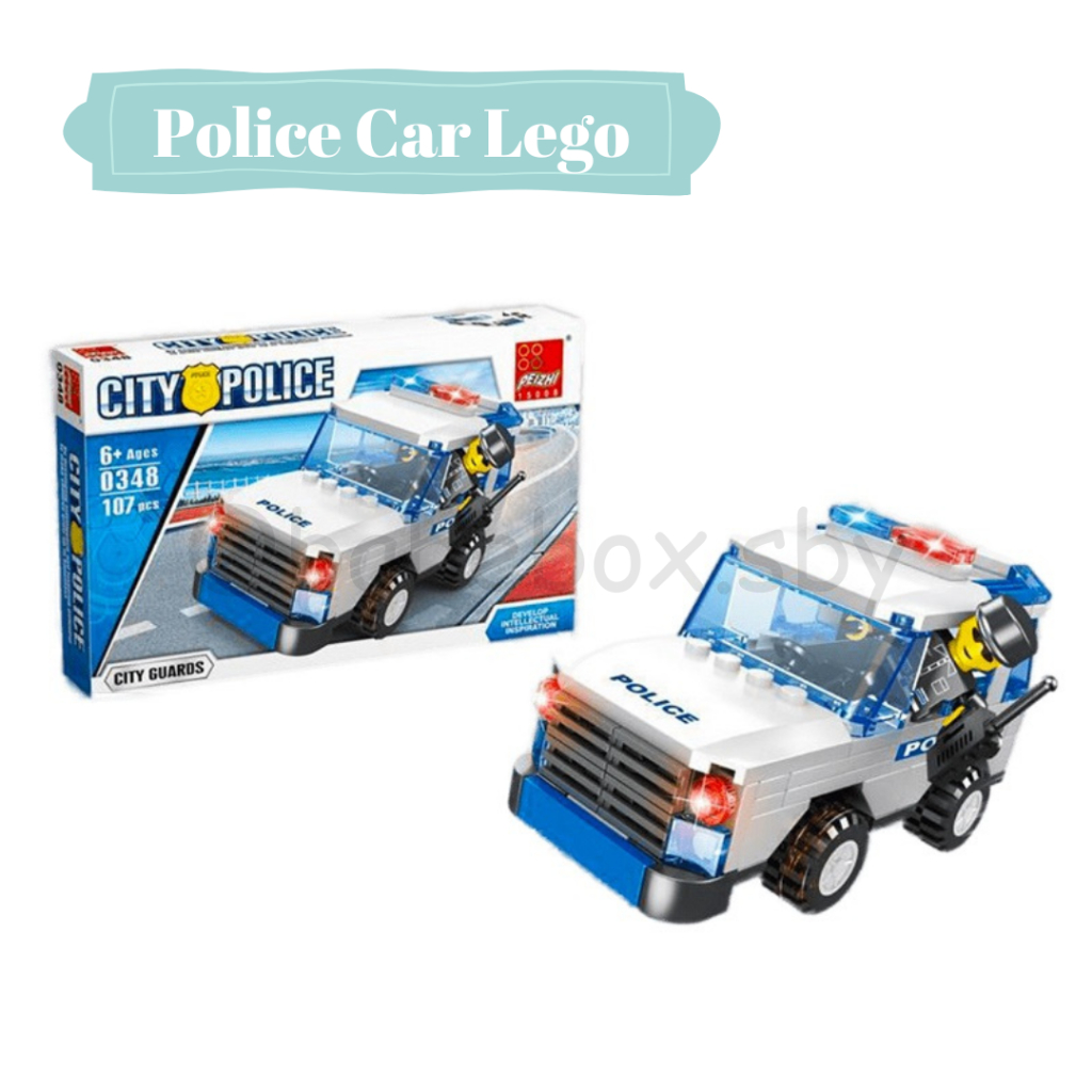 Mainan Lego Mobil Polisi Police Car Mobil Mobilan Murah Meriah