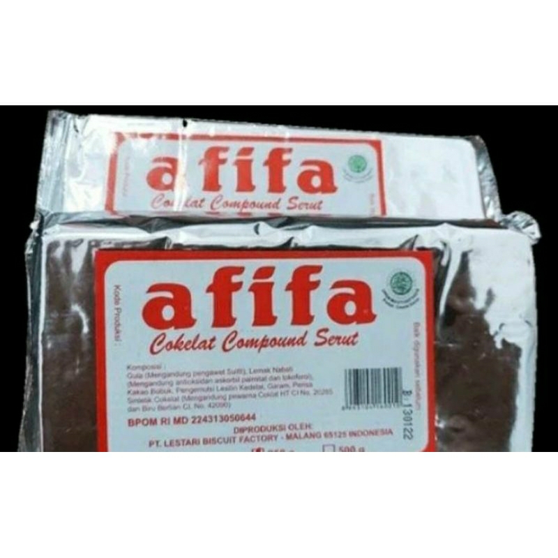 

Coklat Blok Compound Serut Afifa Kemasan 500gr