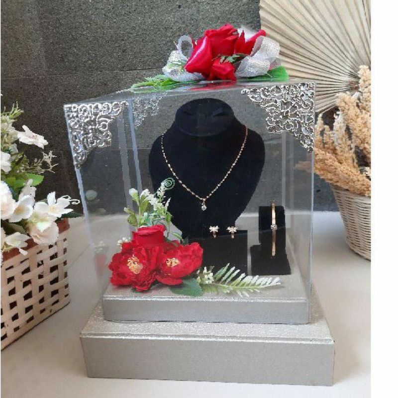 

Kotak Hantaran Maskawin' Komplit Tempat Maskawin Seserahan Pernikahan Fulset,Hantaran ( Random)