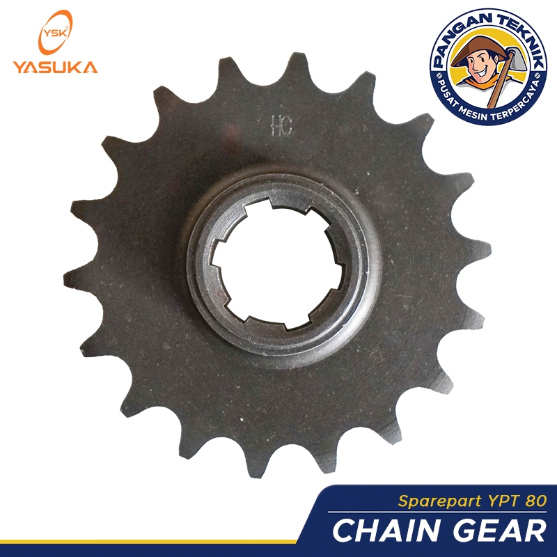 CHAIN GEAR YPT80 YASUKA | SPAREPART MESIN BAJAK YASUKA YPT 80