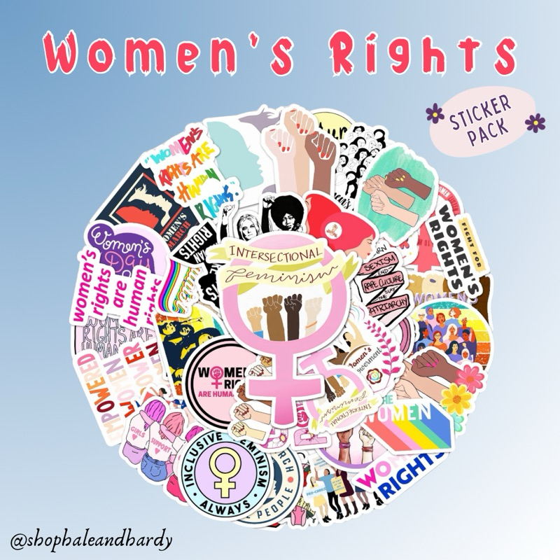 

Women’s Rights Sticker Pack | Stiker Feminist Feminisim Girls Aesthetic Anti Air