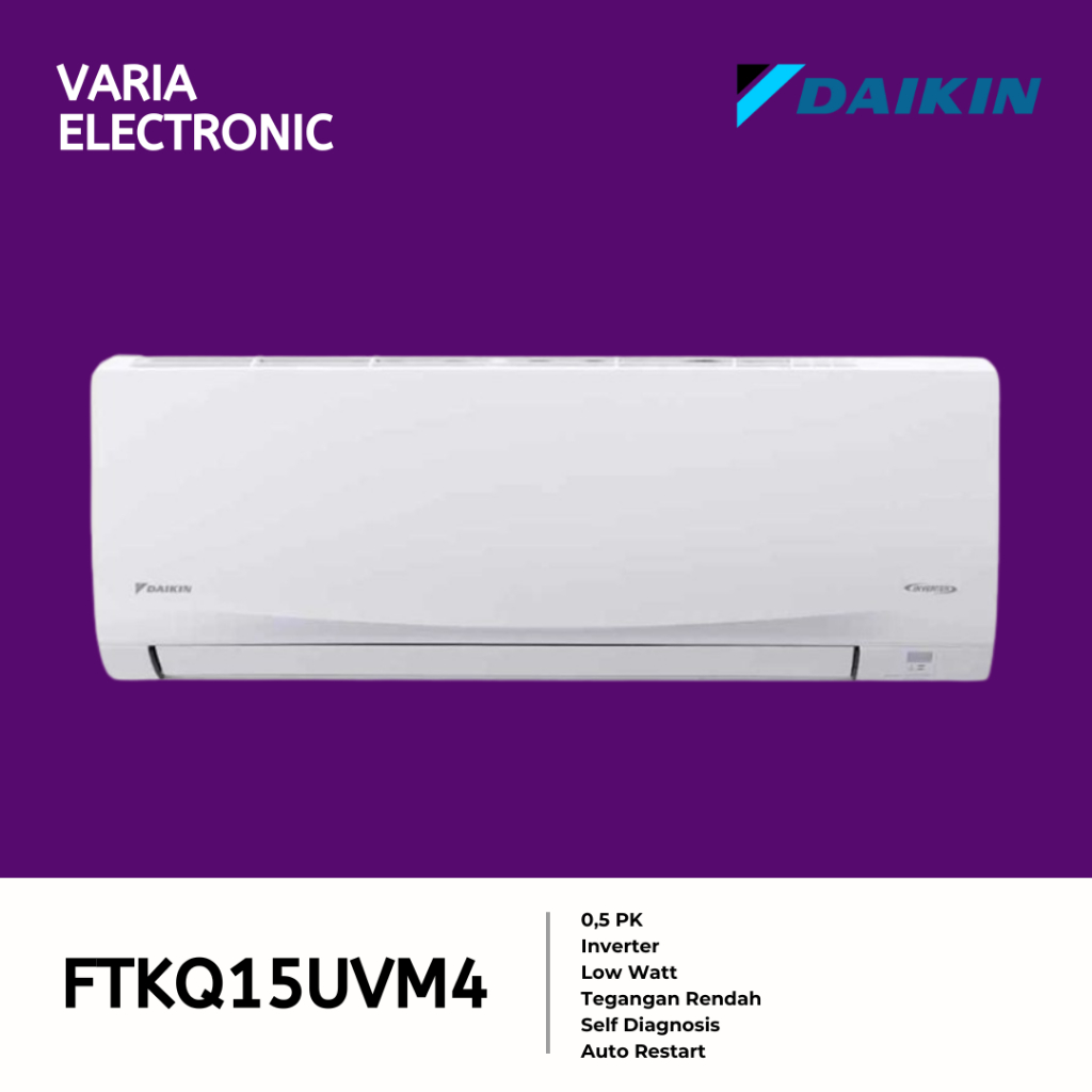AC DAIKIN 0,5 PK Inverter FTKQ15UVM4