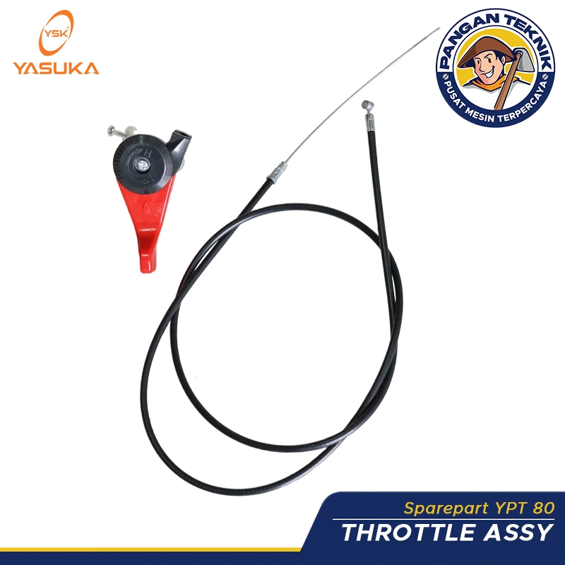 THROTTLE ASSY YPT 80 | SPAREPART MESIN BAJAK YPT80 YASUKA