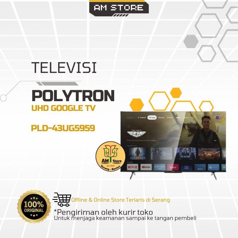 POLYTRON UHD TV 43" PLD-43UG5959