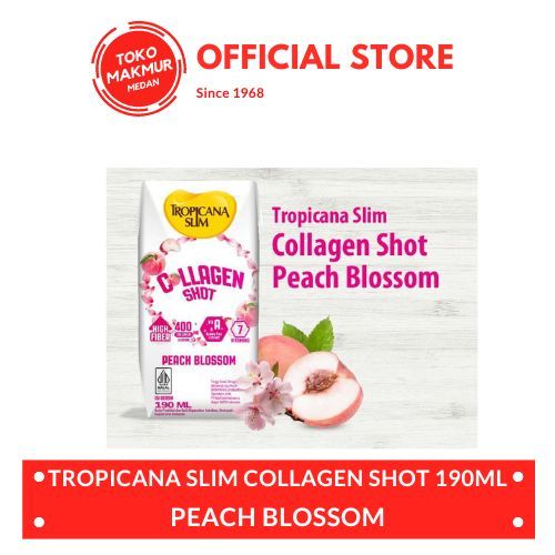 

TROPICANA SLIM COLLAGEN SHOT PEACH BLOSSOM 190 ML