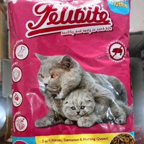 Makanan/pakan kucing/cat food Felibite mother & kitten salmon freshpack 20kg