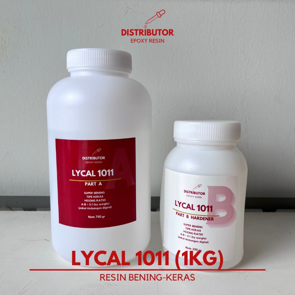 Resin bening Lycal keras - Lycal 1011 - 1 kg