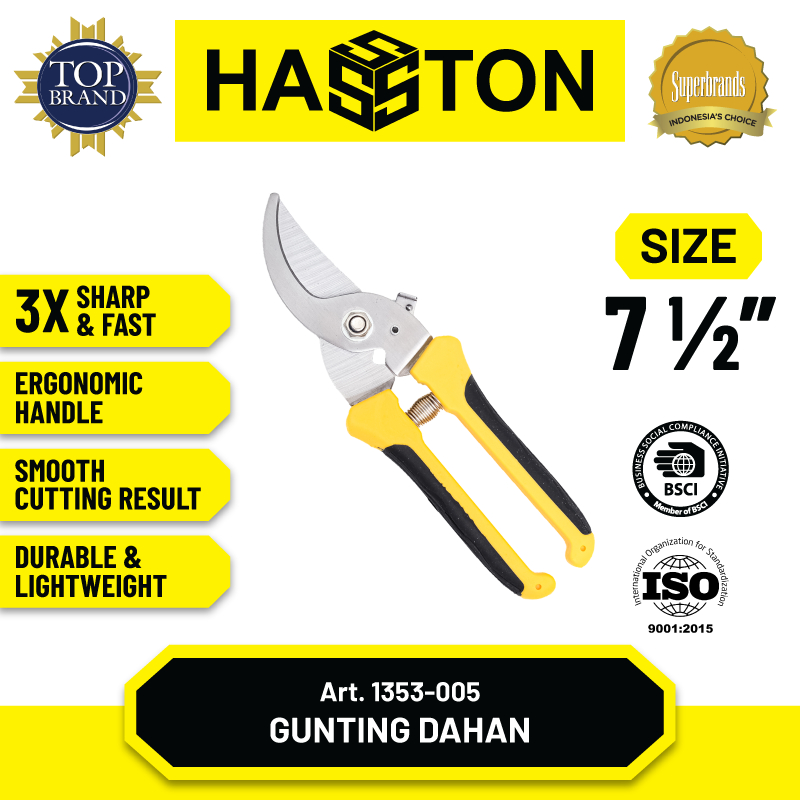 Hasston Gunting Bunga Stainless Steel / Gunting Tanaman (1353-005)