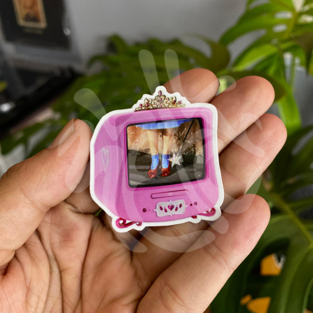

stiker televisi / barbie / sticker / aesthetic sticker / sticker tumblr / aesthetic sticker / stiker hp / stiker laptop / stiker helm / stiker satuan / stiker tahan air / sticker pack