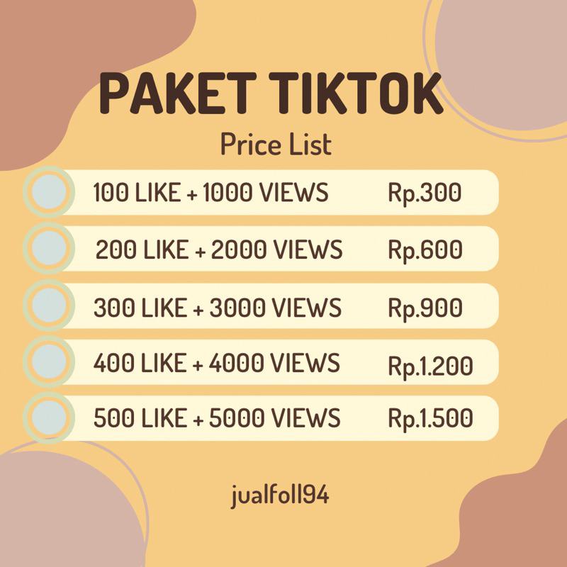 LIKE+VIEWS TIKTOK FAST REAL TAMBAH LIKE TIKTOK VIEWS FYP TIKTOK