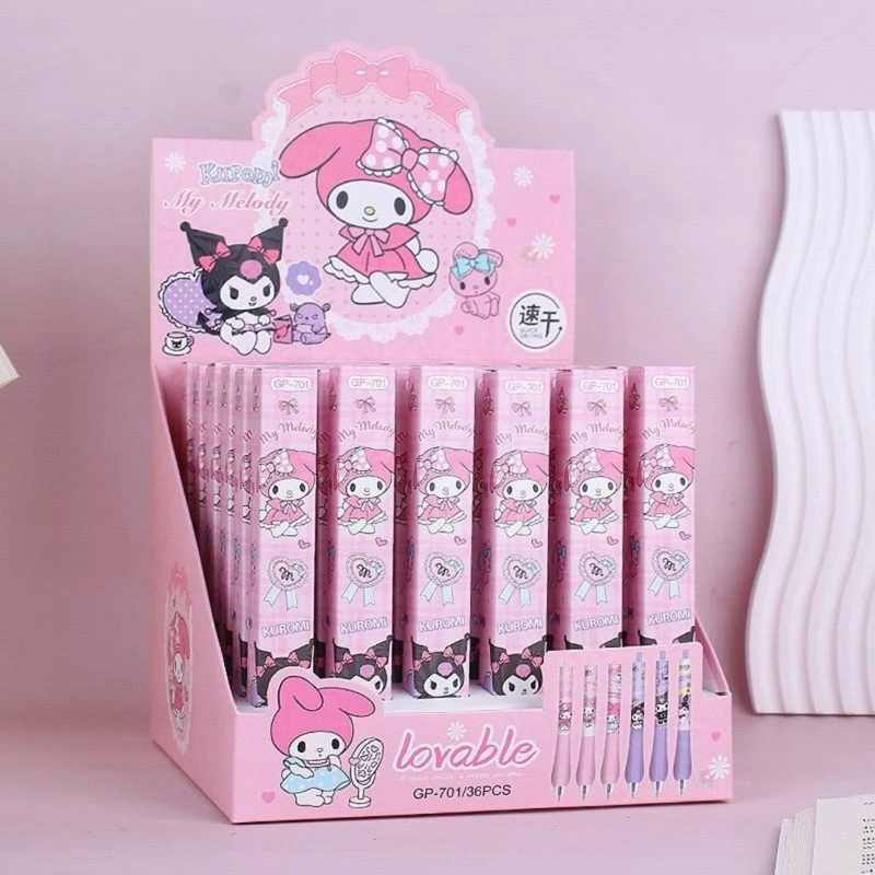 

[BISA SATUAN & PAKET ISI 2pc] PENA PENCET PEGANGAN BUSA TINTA HITAM KUROMI & LOTSO