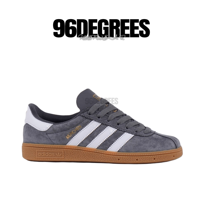 Adidas Munchen Grey White Gum