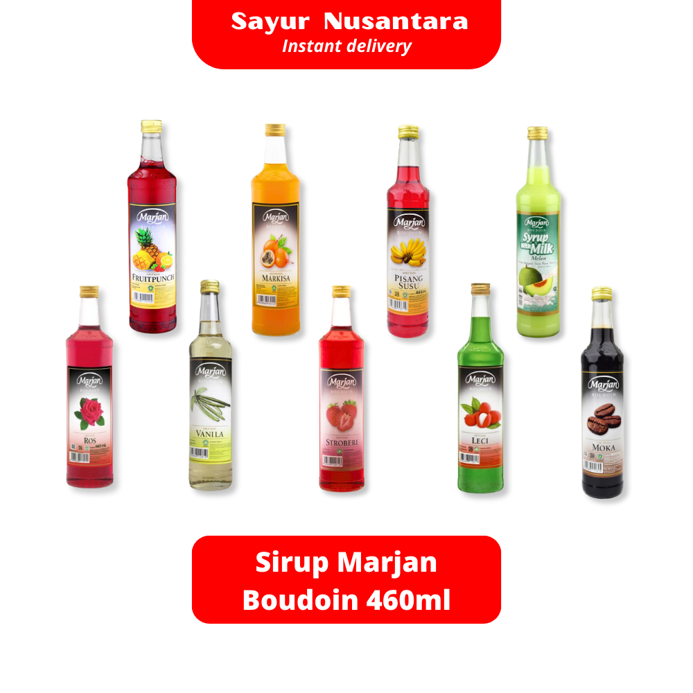 

Sirup Marjan Boudin 460ml - Sayur Nusantara
