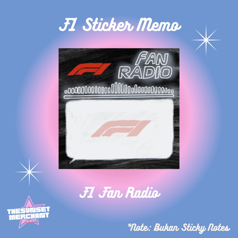 

F1 STICKER NOTES - FAN RADIO