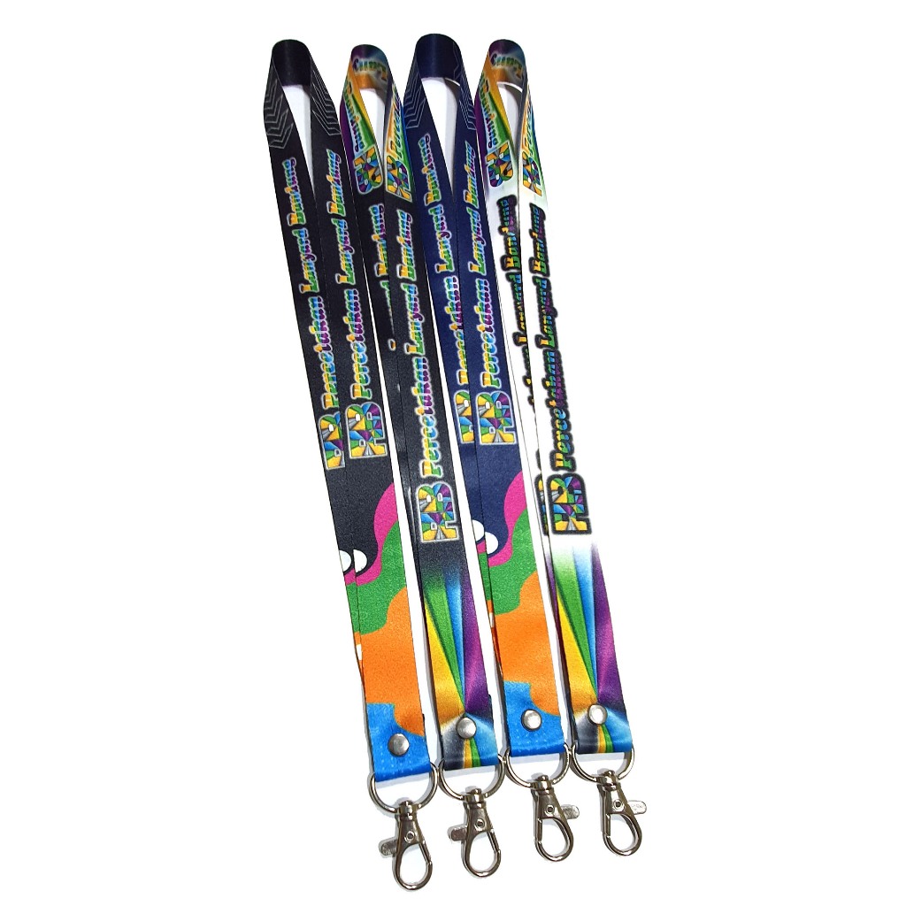 

CETAK tali lanyard print sublim 2cm / tali id card printing dua cm cetak dua muka / Tanpa Stoper - Cantelan crome