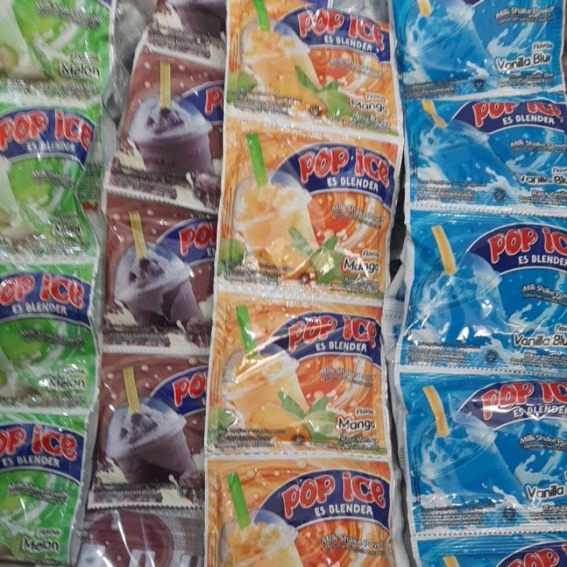

pop Ice Renceng | minuman ice Blander | Renceng 10 sachet