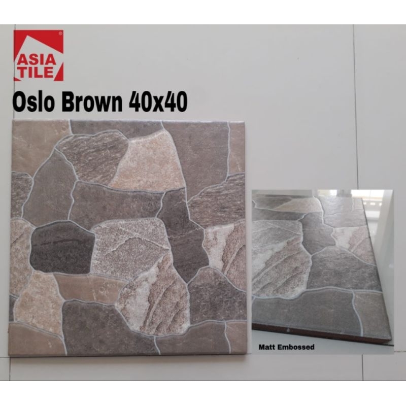 Keramik Teras 40x40 Dasar Timbul/Kasar | Licin | Keramik Teras Rumah