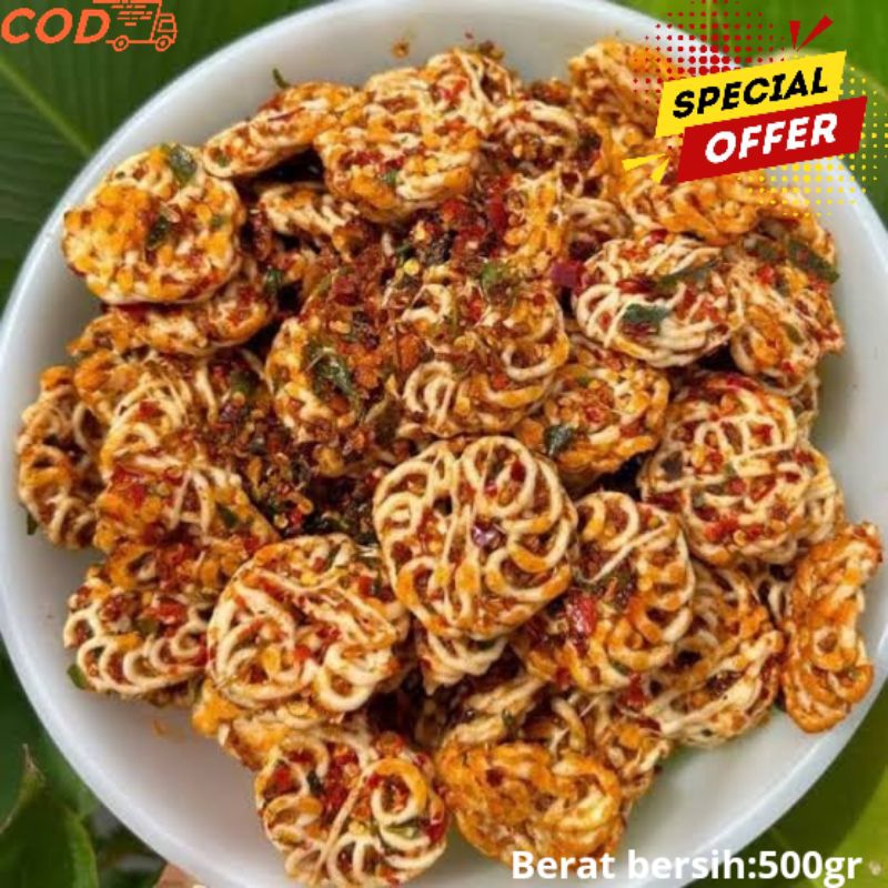 

SEBLAK KERUPUK KERING RAFAEL 500g PEDAS EXTRA DAUN JERUK