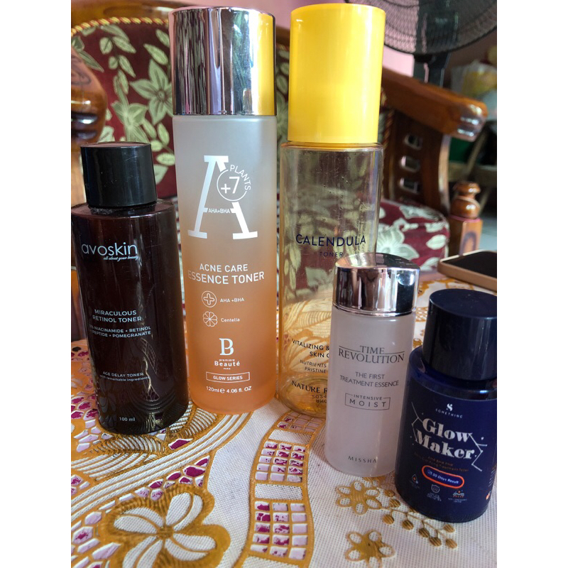 Botol skincare kosong nature republic somethinc avoskin premiere beaute missha