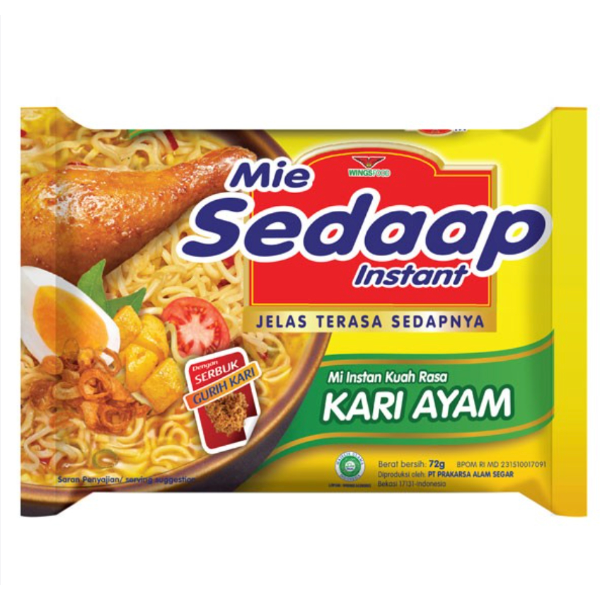 

Mie Sedap Kari Ayam Sps. 75g