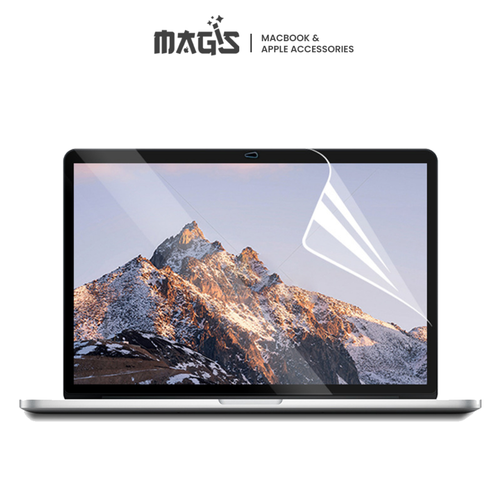 Screen Guard Macbook Screen Protector Anti Gores Pelindung Layar Macbook New Air Pro Retina M1 2021 