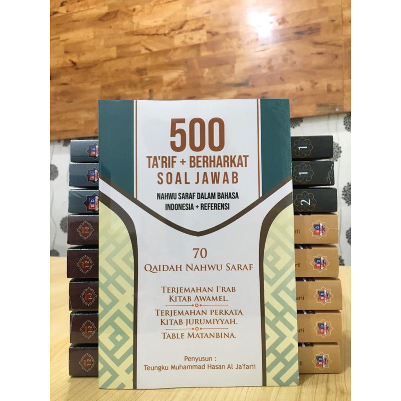 Buku Kumpulan 500 Ta’rif Ilmu Nahwu & Sharaf + 500 Soal Tanya Jawab Ilmu Nahwu & Sharaf + 70 Qaidah 