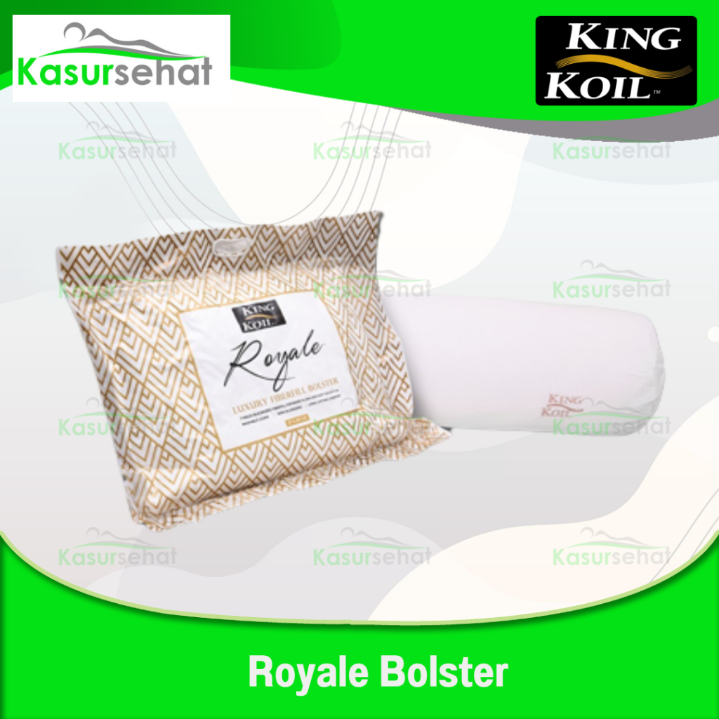 King Koil Guling Royale Bolster Gold Polyester Fiberfill KingKoil Original